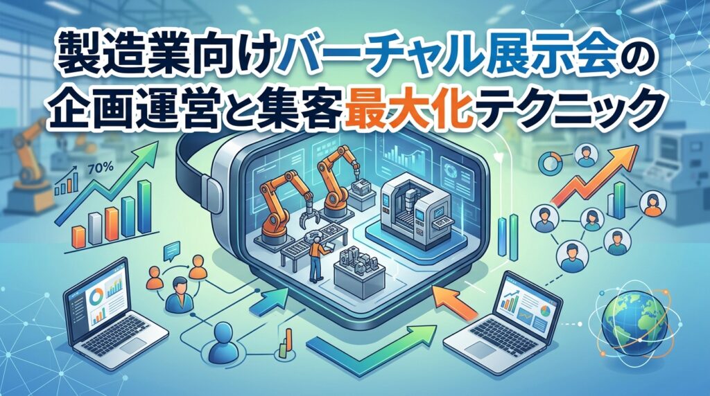 製造業向けバーチャル展示会の企画運営と集客最大化テクニック