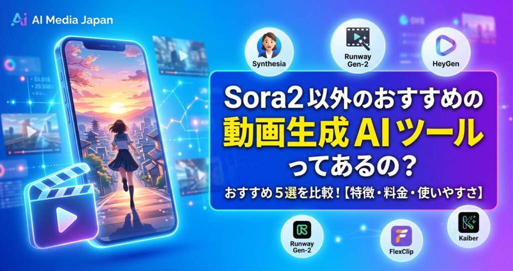 Sora2 以外のおすすめの動画生成 AI ツールってあるの？