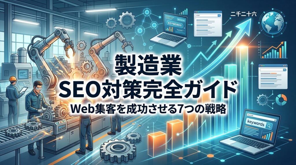 BtoB製造業のSEO対策とコンテンツマーケティング手法