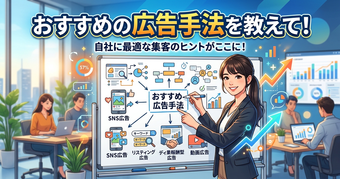 おすすめの広告手法を教えて！