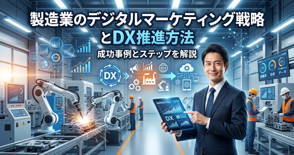 製造業のデジタルマーケティング戦略とDX推進方法