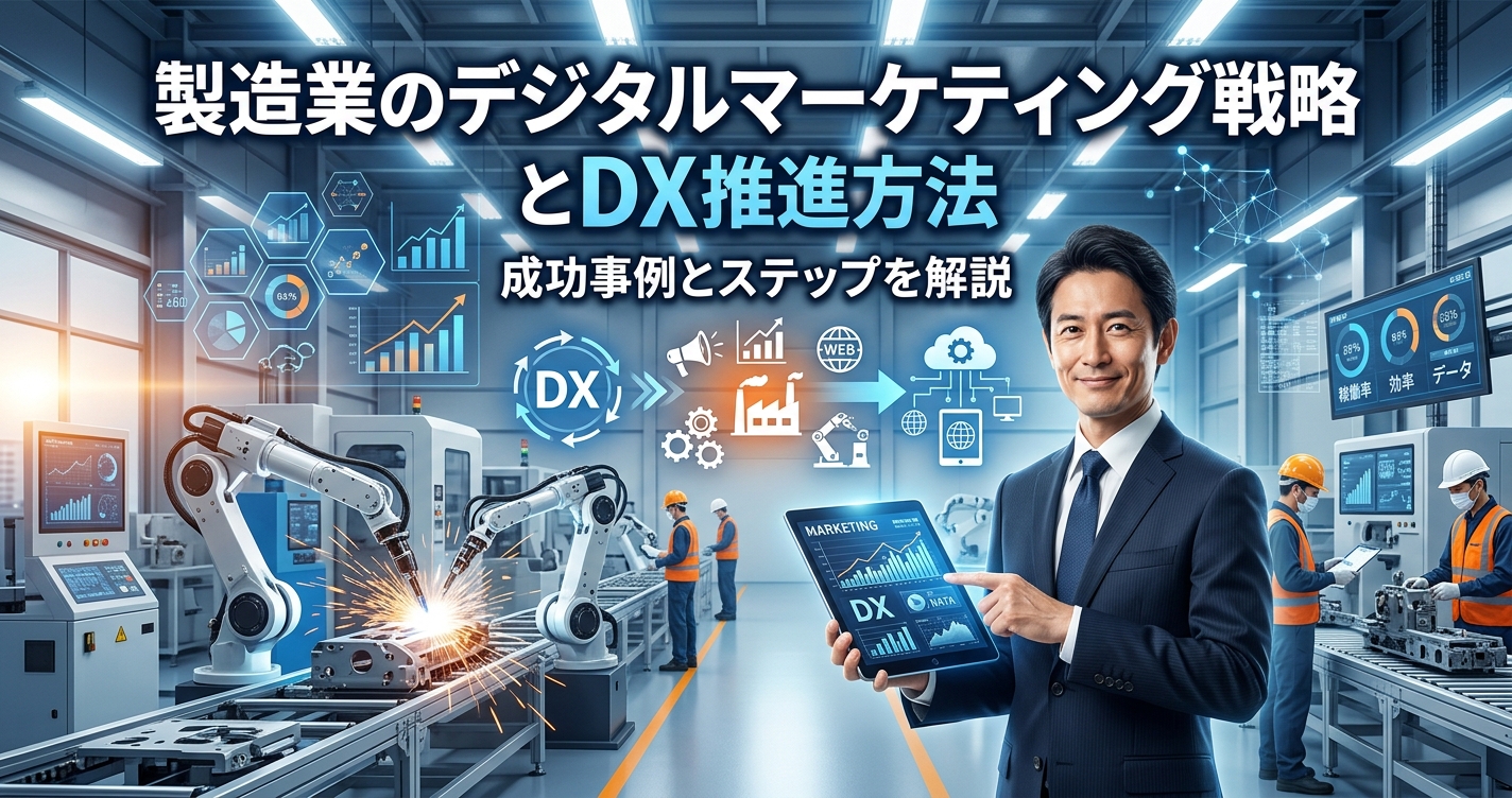 製造業のデジタルマーケティング戦略とDX推進方法