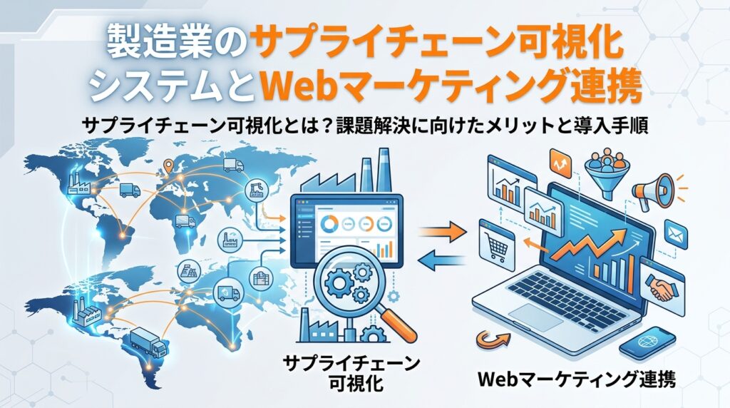製造業のサプライチェーン可視化システムとWebマーケティング連携