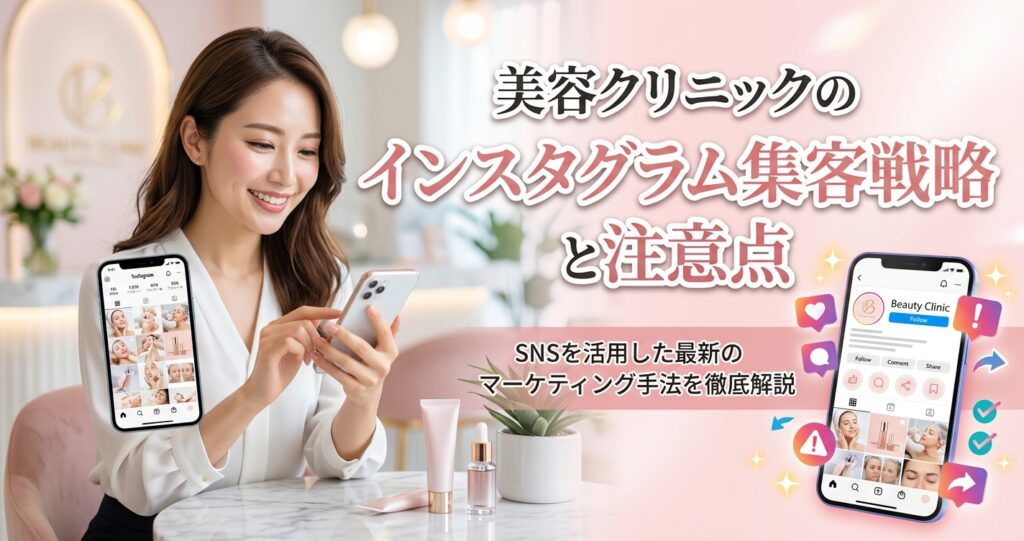 美容クリニックのインスタグラム集客戦略と注意点
