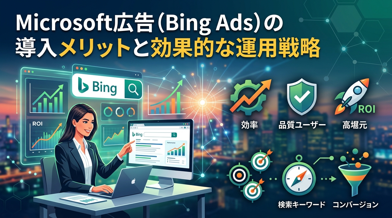 Microsoft広告（Bing Ads）の導入メリットと効果的な運用戦略