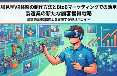 工場見学VR体験の制作方法とBtoBマーケティングでの活用術