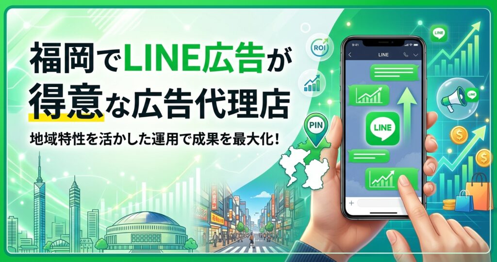 福岡でLINE広告が得意な広告代理店