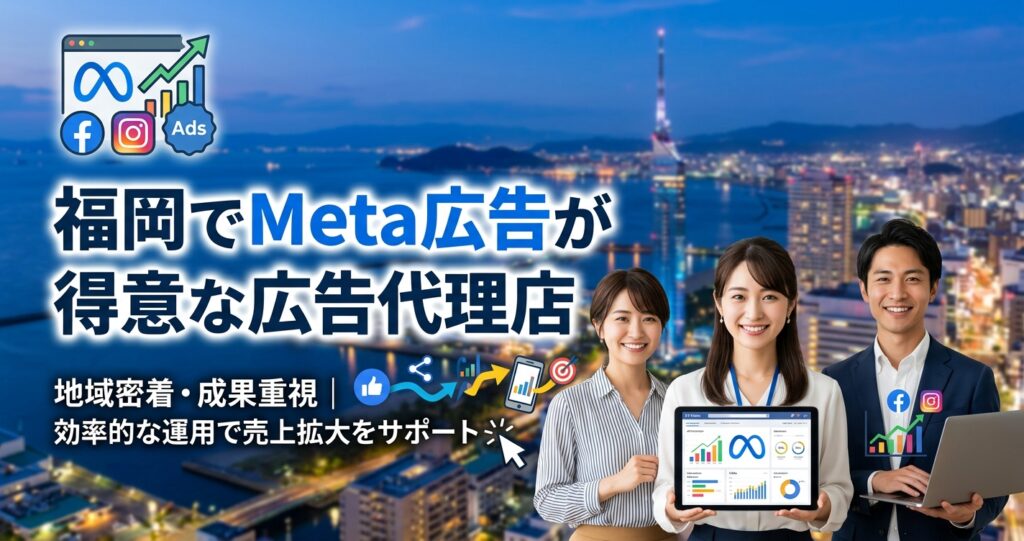福岡でMeta広告が得意な広告代理店