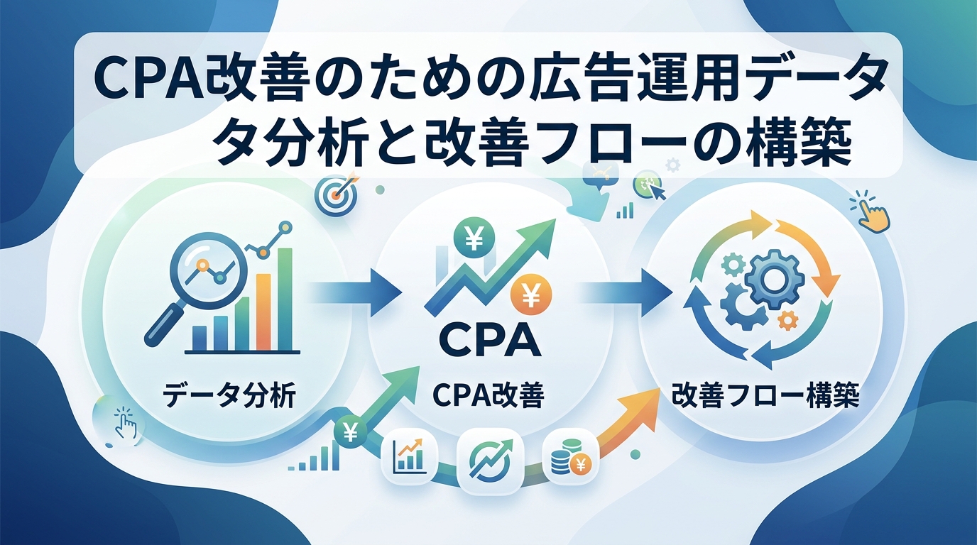 CPA改善のための広告運用データ分析と改善フローの構築