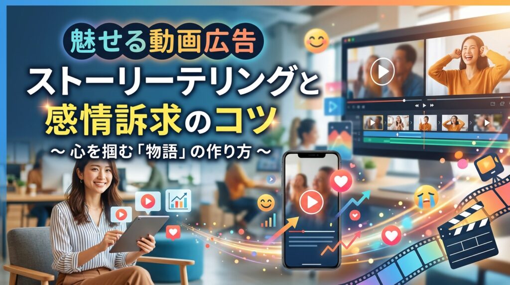 動画広告のストーリーテリング手法と感情訴求のコツ