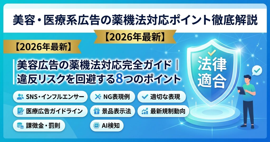 美容・医療系広告の薬機法対応ポイント徹底解説