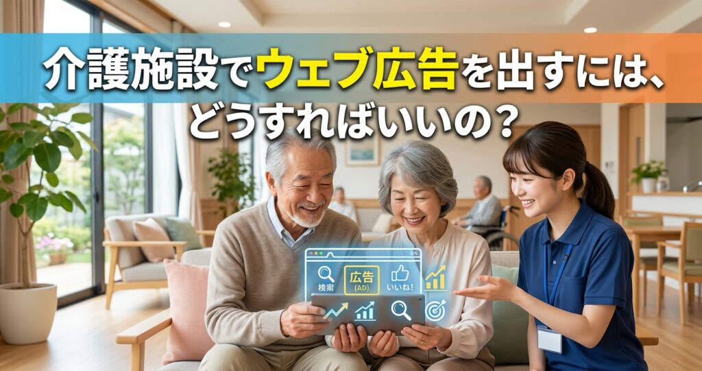介護施設でウェブ広告を出すには、どうすればいいの？