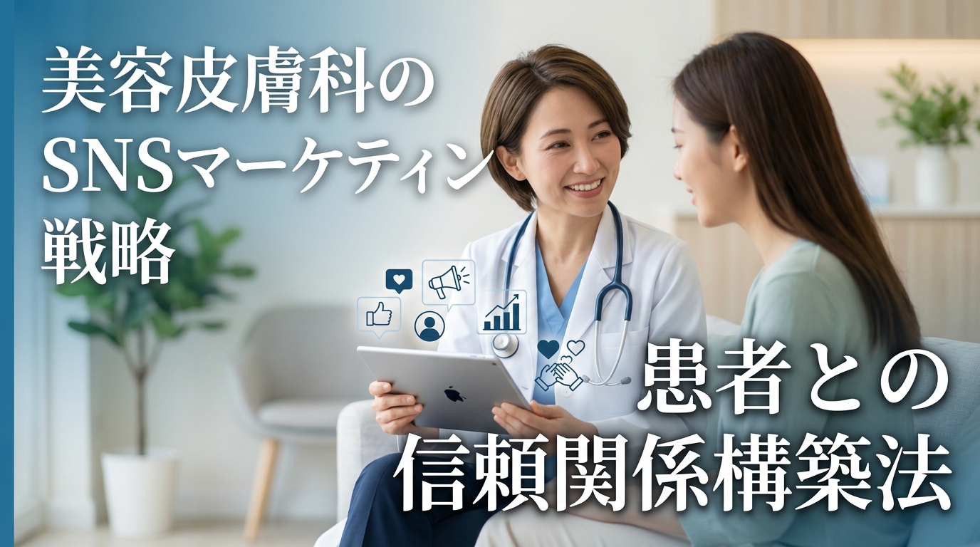 美容皮膚科のSNSマーケティング戦略と患者との信頼関係構築法