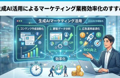 生成AI活用によるマーケティング業務効率化のすすめ