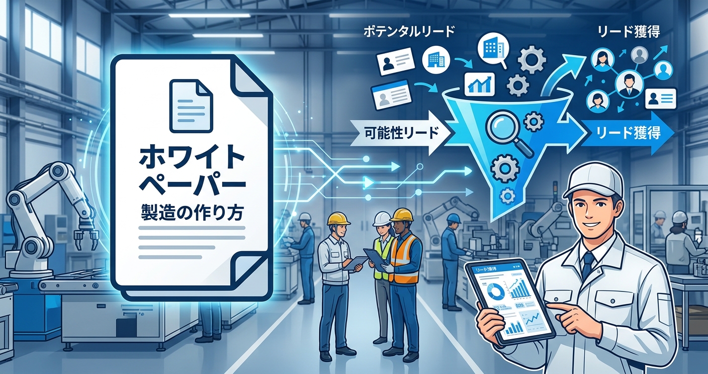 製造業向けホワイトペーパー作成とリード獲得戦略