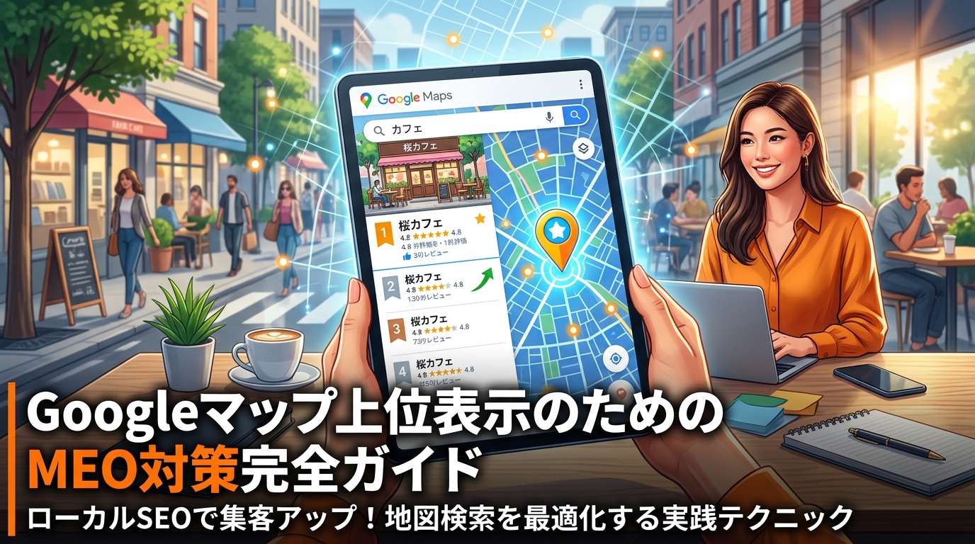 Googleマップ上位表示のためのMEO対策完全ガイド