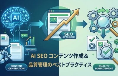 AIによるSEOコンテンツ作成と品質管理のベストプラクティス