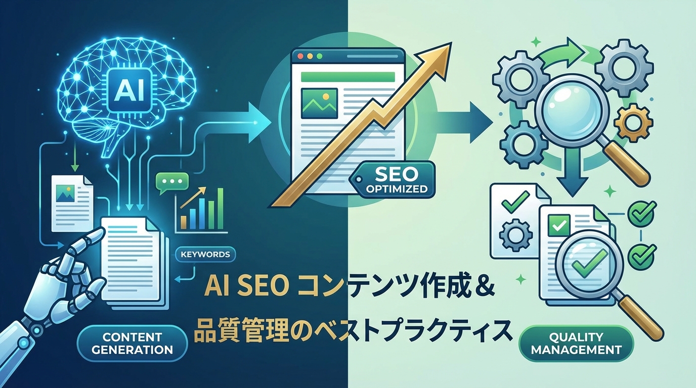 AIによるSEOコンテンツ作成と品質管理のベストプラクティス