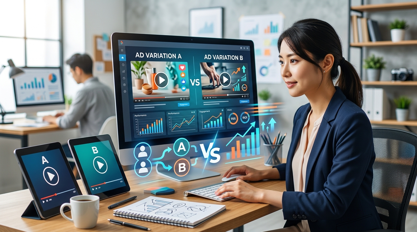 動画広告のA/Bテスト実施方法と効果測定指標