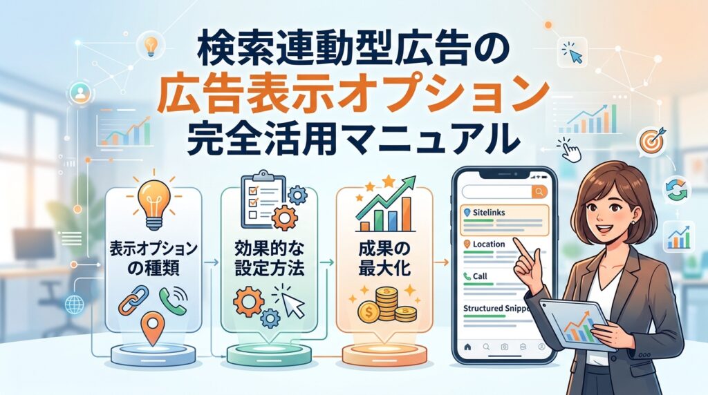 検索連動型広告の広告表示オプション完全活用マニュアル