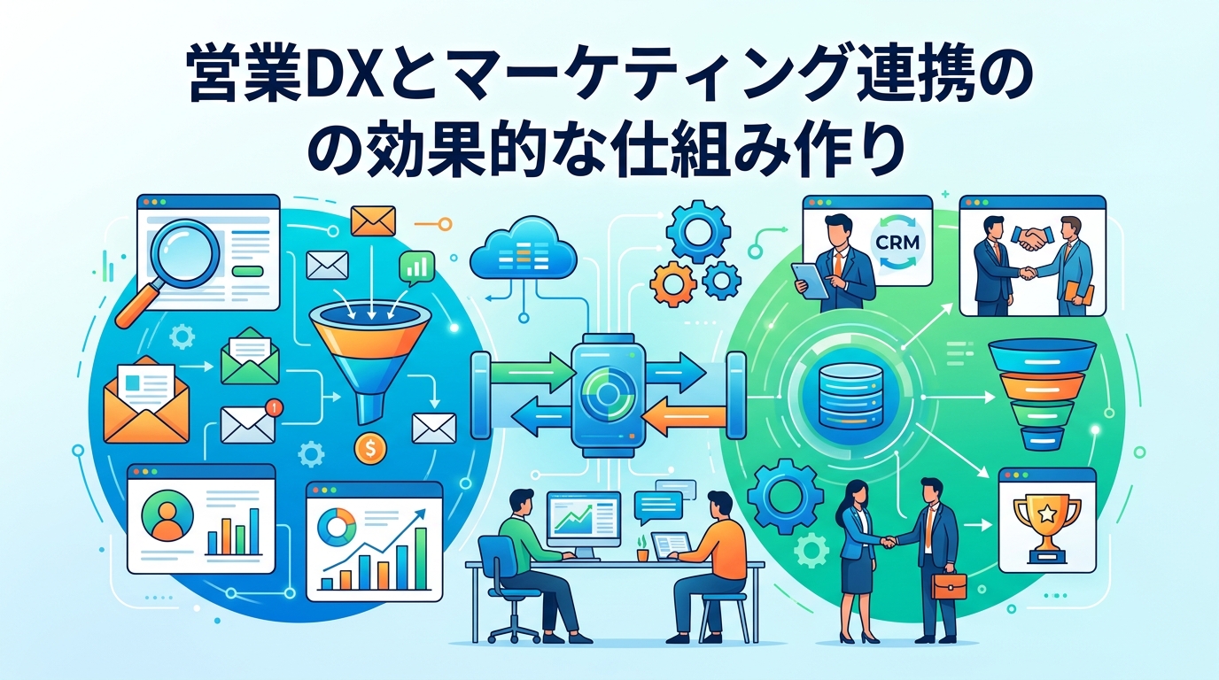 営業DXとマーケティング連携の効果的な仕組み作り