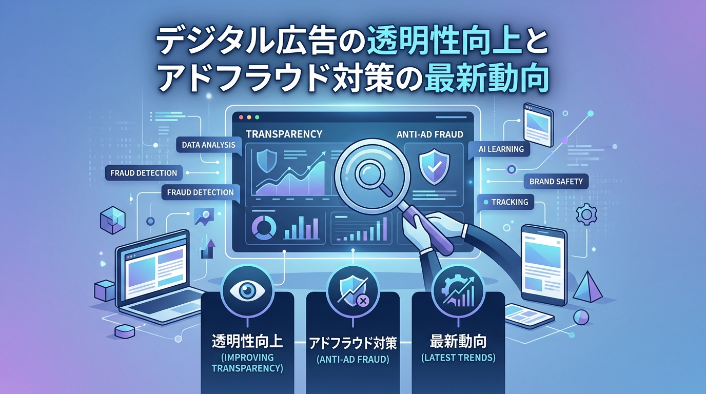 デジタル広告の透明性向上とアドフラウド対策の最新動向