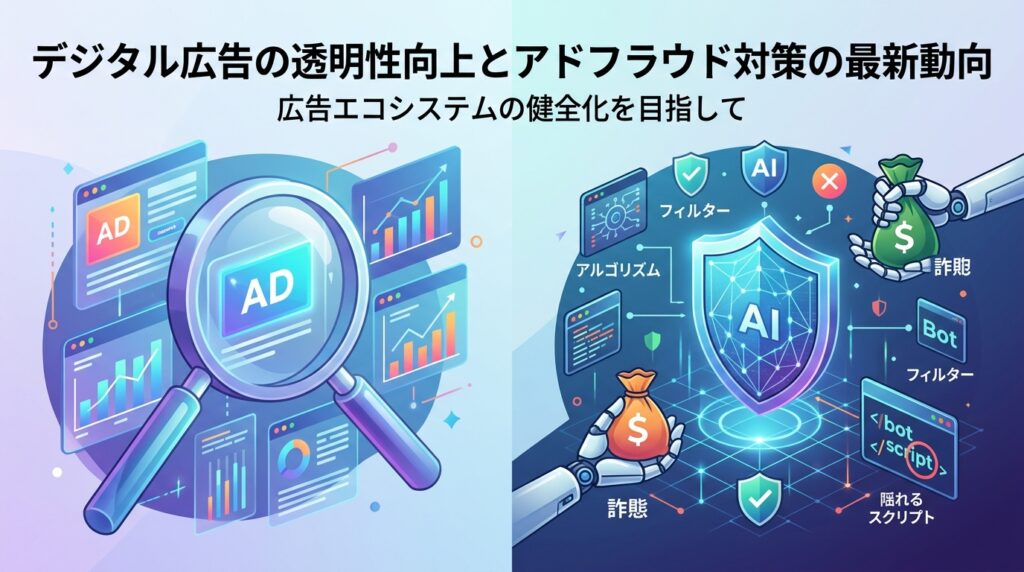 デジタル広告の透明性向上とアドフラウド対策の最新動向