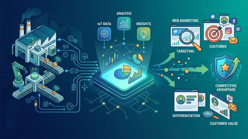 製造業のIoTデータ活用によるWebマーケティング戦略と差別化手法