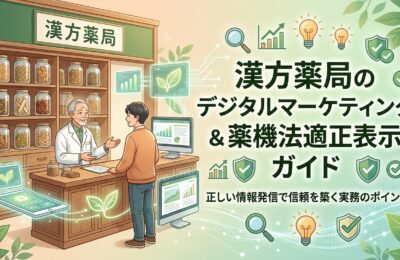 漢方薬局のデジタルマーケティングと薬機法適正表示ガイド