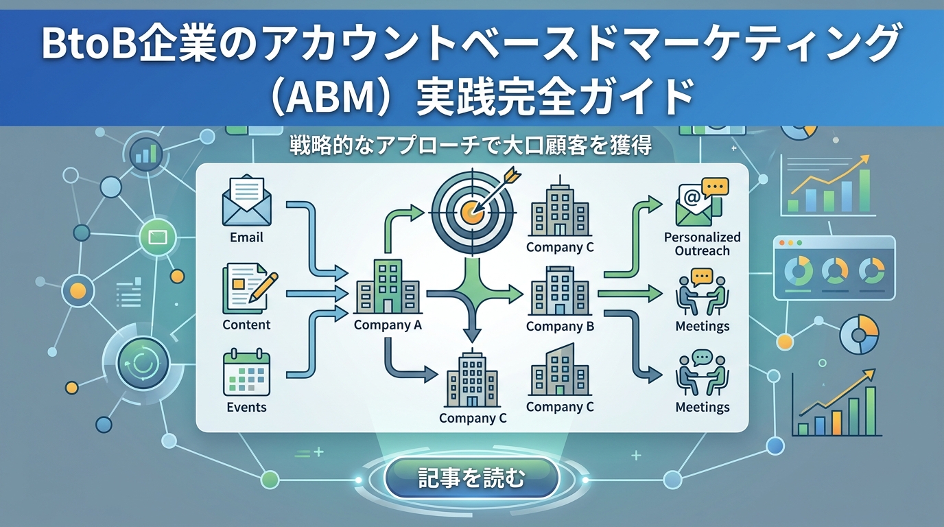 BtoB企業のアカウントベースドマーケティング（ABM）実践完全ガイド
