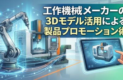 工作機械メーカーの3Dモデル活用による製品プロモーション術