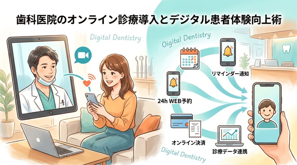 歯科医院のオンライン診療導入とデジタル患者体験向上術