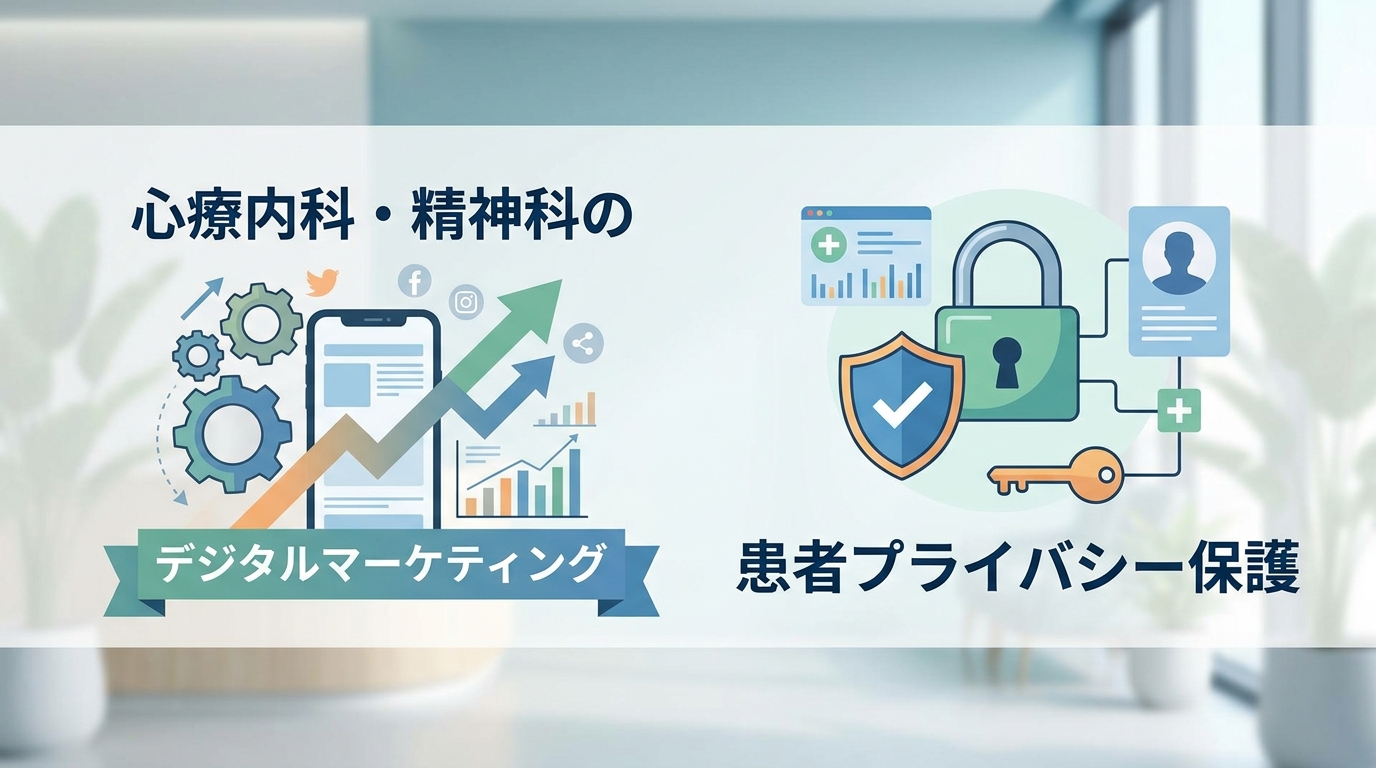 心療内科・精神科のデジタルマーケティングと患者プライバシー保護