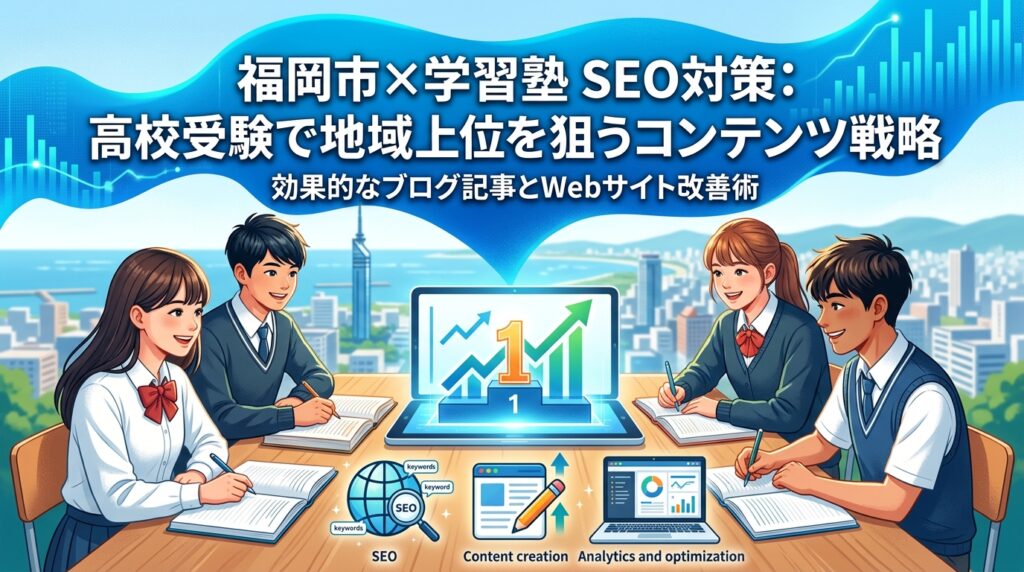 【福岡市×学習塾×SEO対策】高校受験で地域上位を狙うコンテンツ戦略