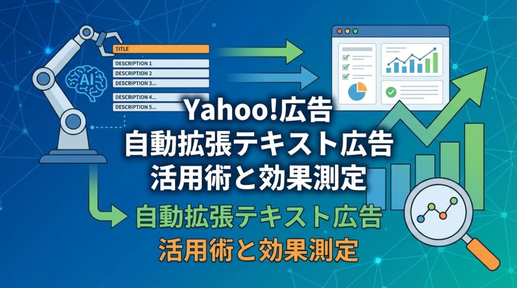 Yahoo!広告の自動拡張テキスト広告活用術と効果測定方法