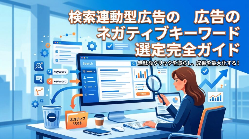検索連動型広告のネガティブキーワード選定完全ガイド