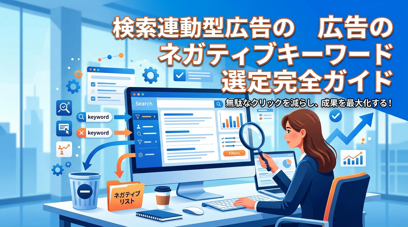 検索連動型広告のネガティブキーワード選定完全ガイド