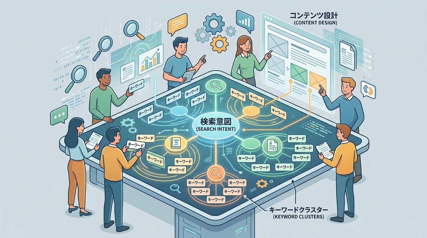 検索意図に基づくキーワードクラスタリング手法とコンテンツ設計