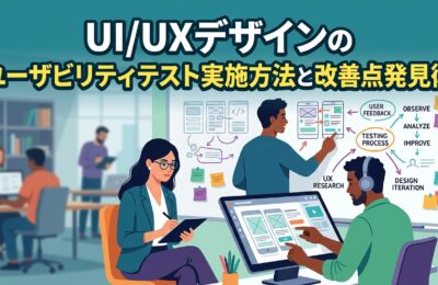 UI/UXデザインのユーザビリティテスト実施方法と改善点発見術
