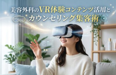 美容外科のVR体験コンテンツ活用とカウンセリング集客術