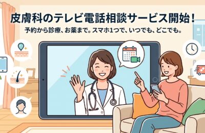 皮膚科クリニックのテレビ電話相談サービス集客とデジタル活用