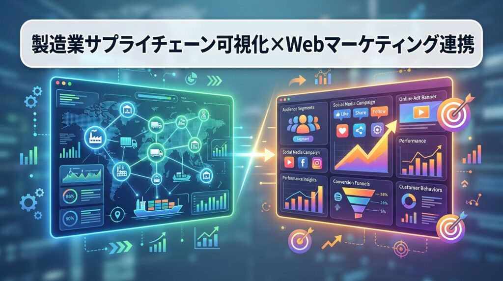 製造業のサプライチェーン可視化システムとWebマーケティング連携