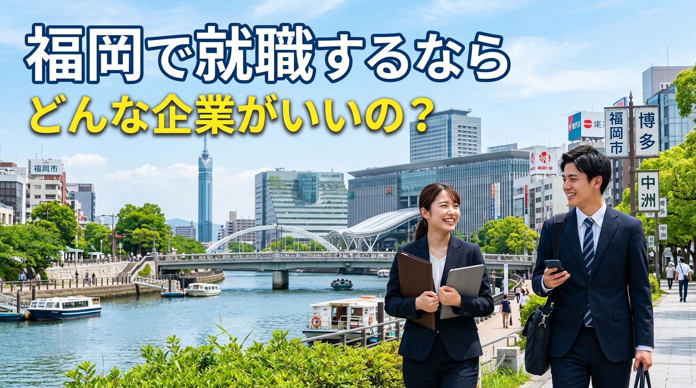 福岡で就職するならどんな企業がいいの？