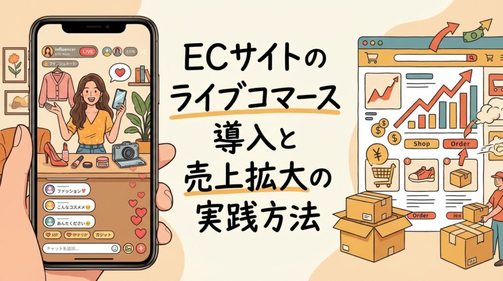 ECサイトのライブコマース導入と売上拡大の実践方法