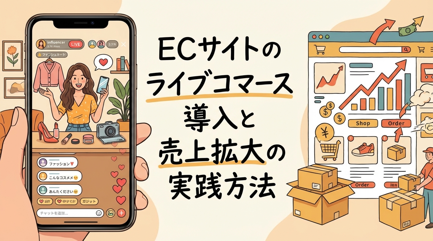 ECサイトのライブコマース導入と売上拡大の実践方法