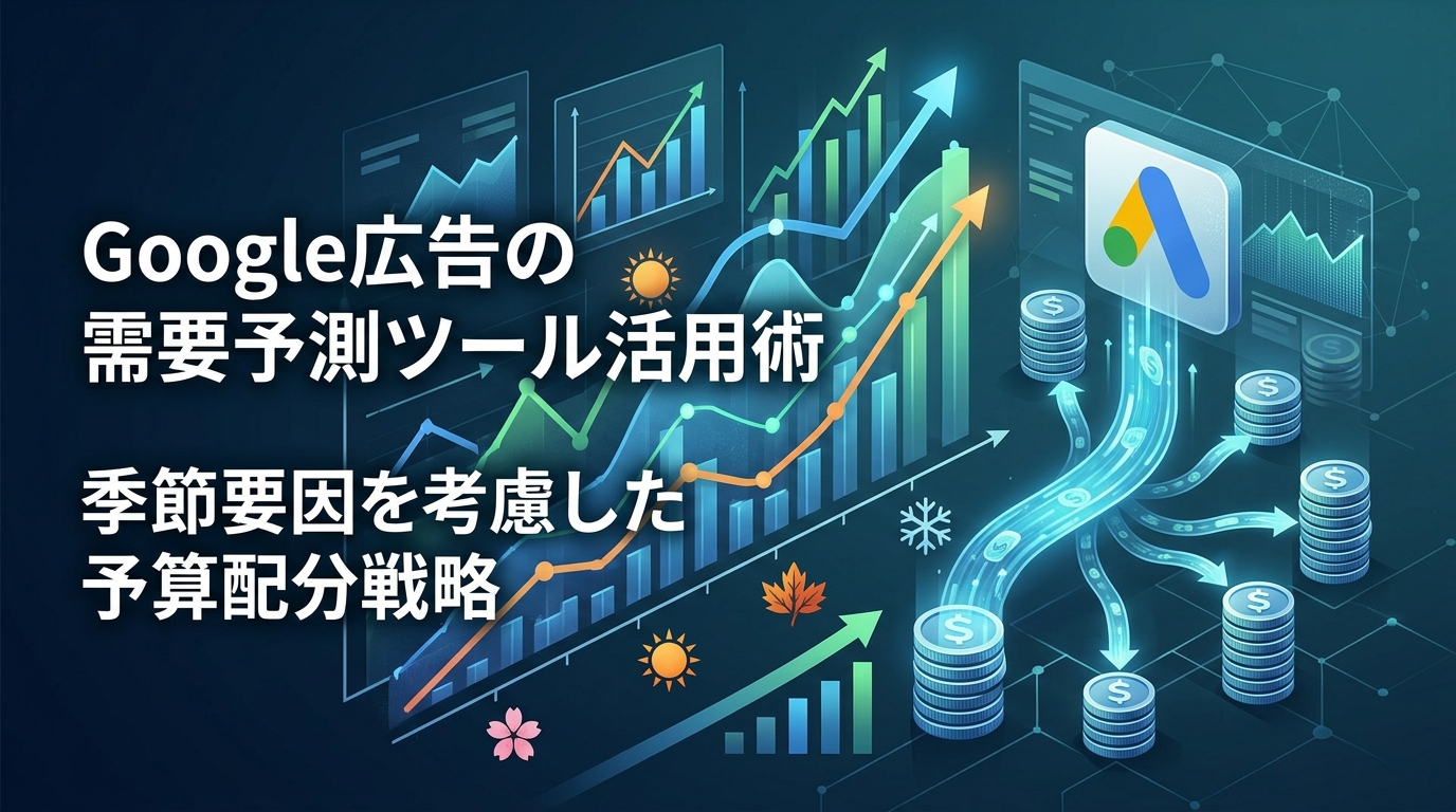 Google広告の需要予測ツール活用術と季節要因を考慮した予算配分戦略