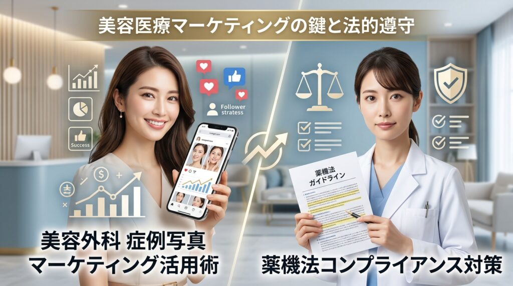 美容外科の症例写真マーケティング活用術と薬機法コンプライアンス対策