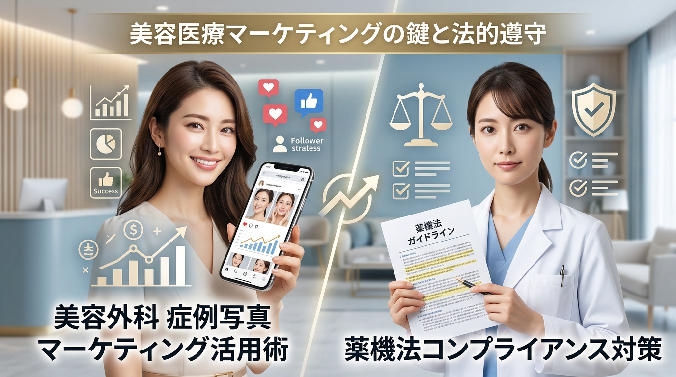 美容外科の症例写真マーケティング活用術と薬機法コンプライアンス対策