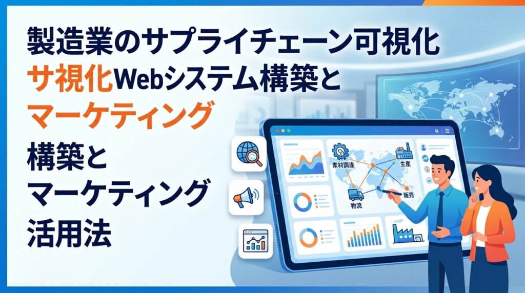 製造業のサプライチェーン可視化Webシステム構築とマーケティング活用法