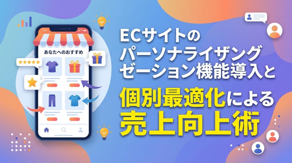 ECサイトのパーソナライゼーション機能導入と個別最適化による売上向上術